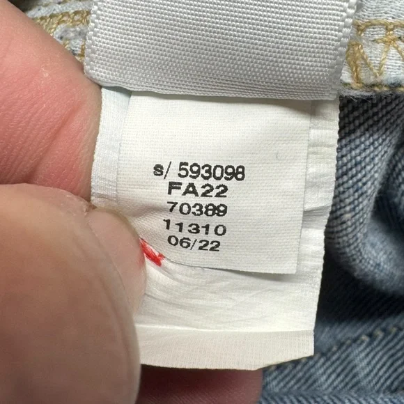 Loft The Slim Flare High Rise Raw Hem Jeans 30 10 made & loved boho trendy - Picture 13 of 16